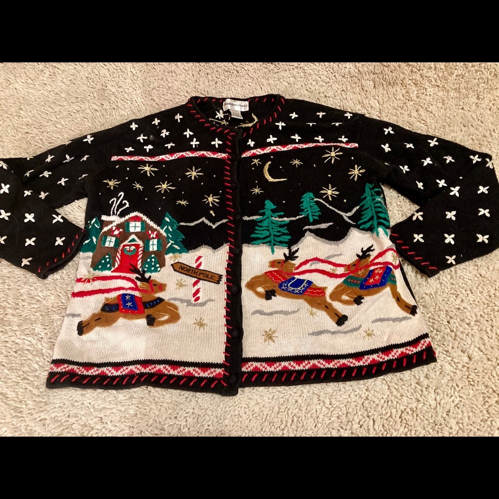 Vintage Hampshire Studio Christmas sweater